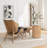 Jeyshan Upholstered Tufted Lounge Chair and Ottoman