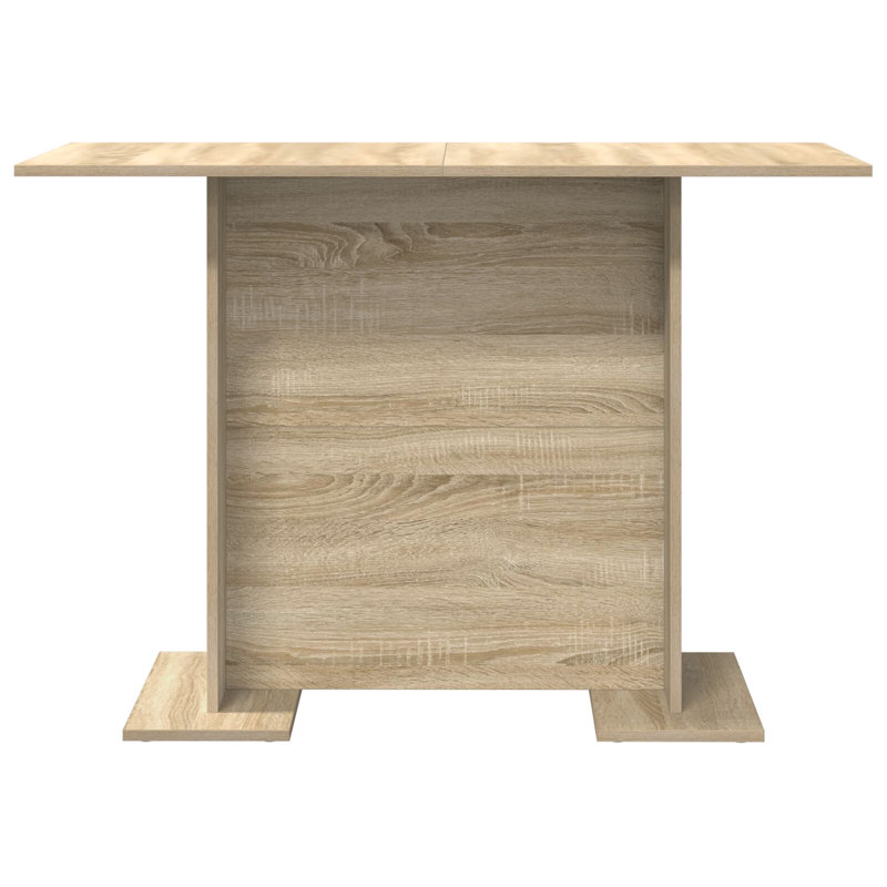  Table de salle à manger, Beige, H 29,5 po x L 43,3 po x l 23,6 po