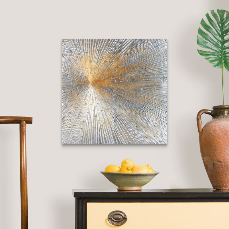 «Starburst of Crystals» par Joseph Michaels, reproduction d'art graphique sur toile, H 20 po x l 20 po x P 1,25 po