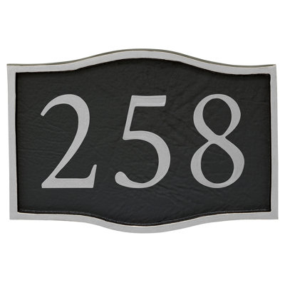 Serif 1-Line Wall Address Plaque