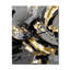Seconds Before Euphoria I - Horloge murale abstraite-99634355