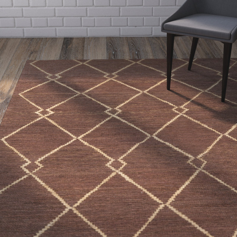Tapis handwoven moka area Bontang, Rectangle 5 pi x 8 pi