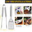 Ensemble d'outils de cuisson antiadhésifs en acier inoxydable-113065650