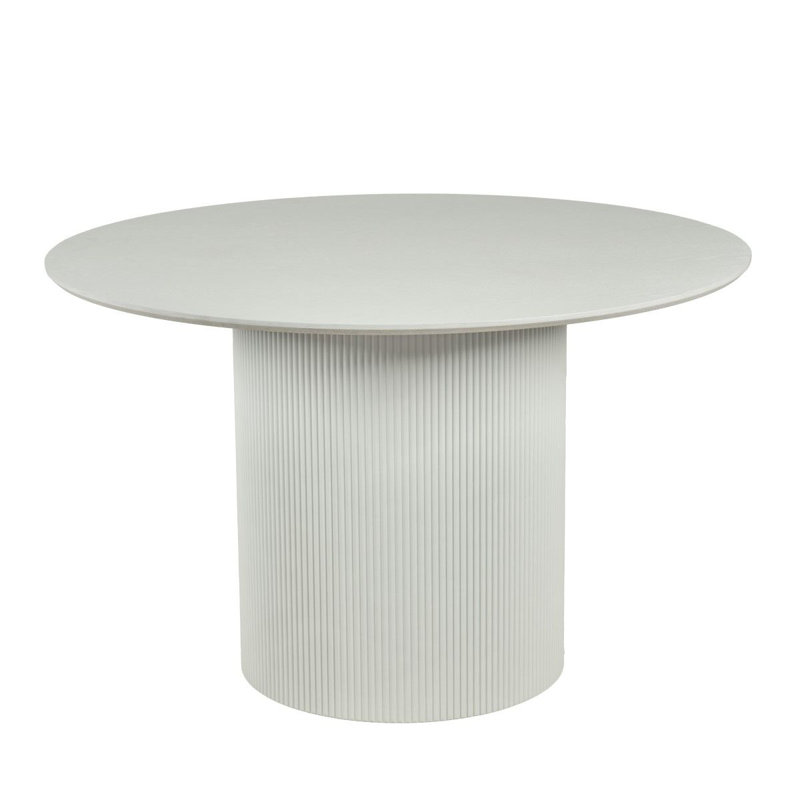 Round Metal Base Dining Table