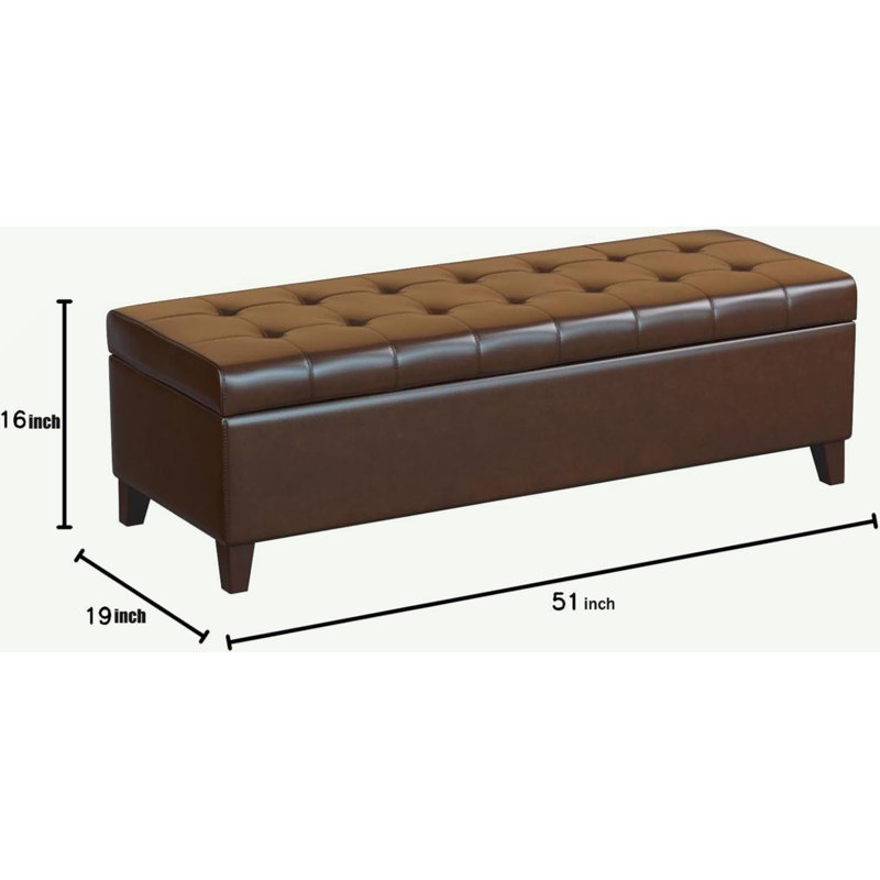 MISSION STORAGE OTTOMAN