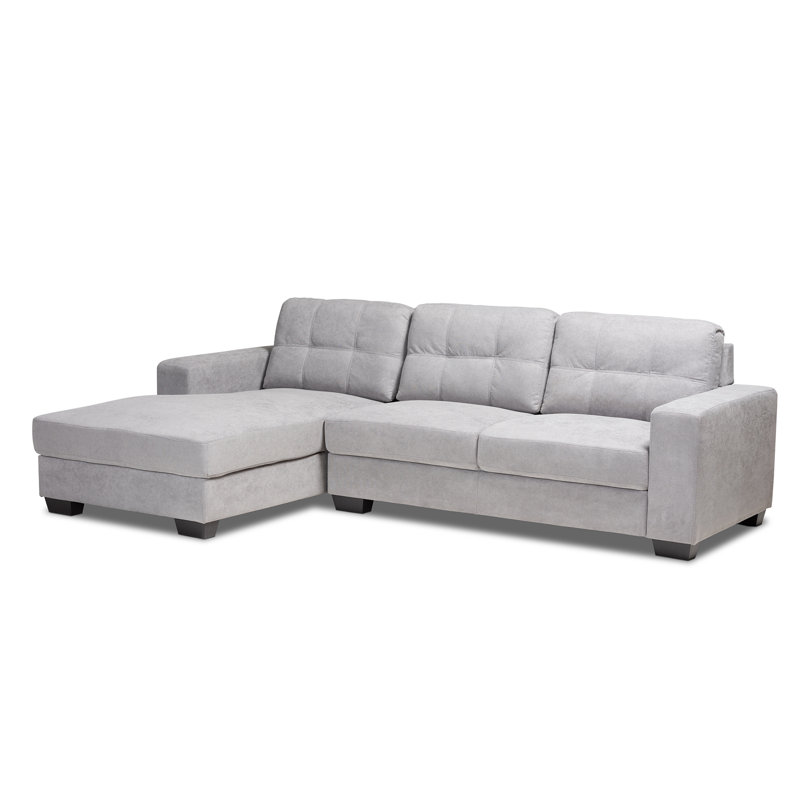 Canapé et chaise longue Alexandrina, Orienté à gauche (vu de face), Gris clair