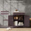 Buffet avec comptoir en bois massif