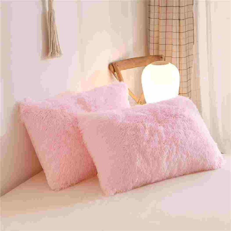 Pardo Rectangular Pillow Cover & Insert (Set of 2) Everly Quinn Color: Light Pink