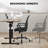 Standing & Height-adjustable Desks Office Set with Office Chair-1464620840