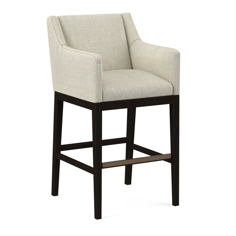Upholstered Stool, 61364-88, Pecan
