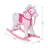 Kids Plush Pony Rocking Horse,wood-17004038