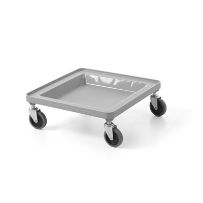 Sibyl 50cm W Plastic Storage Rack with Wheels