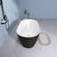 Baignoire de trempage en acrylique encastrable 29,5 po x 67 po Aukerman