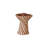 5'' H Paper Mache Tabletop Candlestick