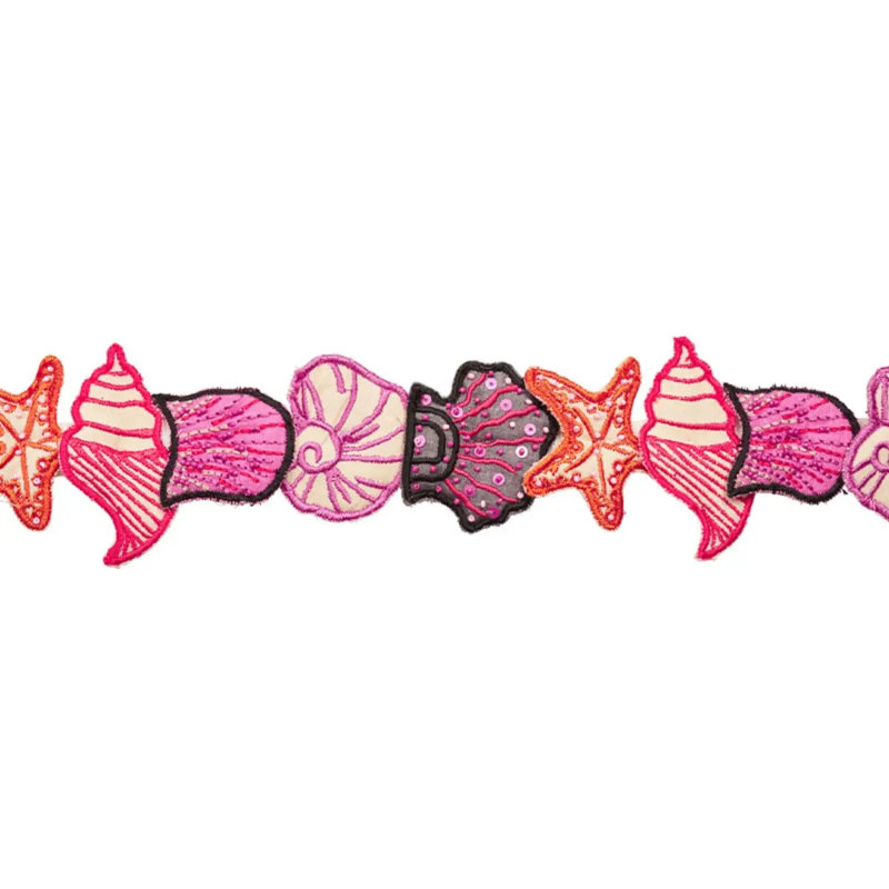 Schumacher x Johnson Hartig Sea Treasures Tape, Pink