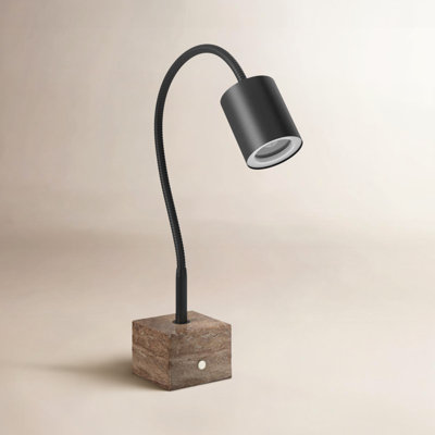 Irby Adjustable Stone Desk Lamp