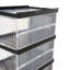 18 Pair Stackable Shoe Rack