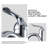 Single-Hole Single-handle Bathroom Faucet with Drain Assembly-92395935