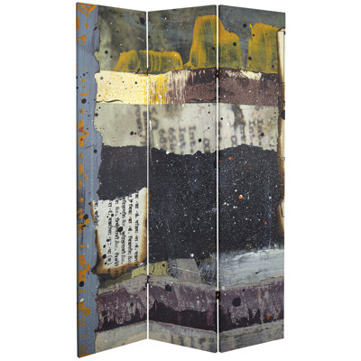 Abstract Expressionist Folding Art Screen