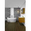 Wave 57.63" x 26.25" x 24.81" Freestanding Solid Surface Soaker Tub-406015865-406015861