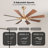 SkyFan Procyon 60" 8-Blade Ceiling Fan-1915964824