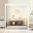 Queen Size Canopy Platform Bed With Support Legs