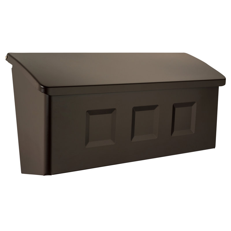 Wayland Wall Mounted Mailbox, Rubbed Bronze