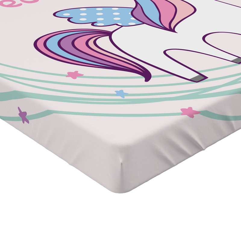 Multicolore licorne magique Ambesonne Saying, Drap-housse grand