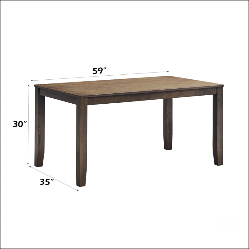 Table de salle à manger en noyer
