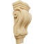 Petit corbeau en bois de pilastre traditionnel l 3 po x P 1 3/4 po x H 6 po (paquet de 2)-91125642