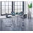 Cavanagh Round Glass Top Metal Base Dining Table