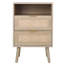 40 cm W Rattan Bedside Table