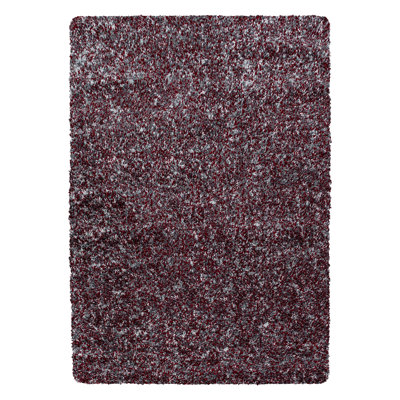 Hearn Shag Polypropylene Red Rug