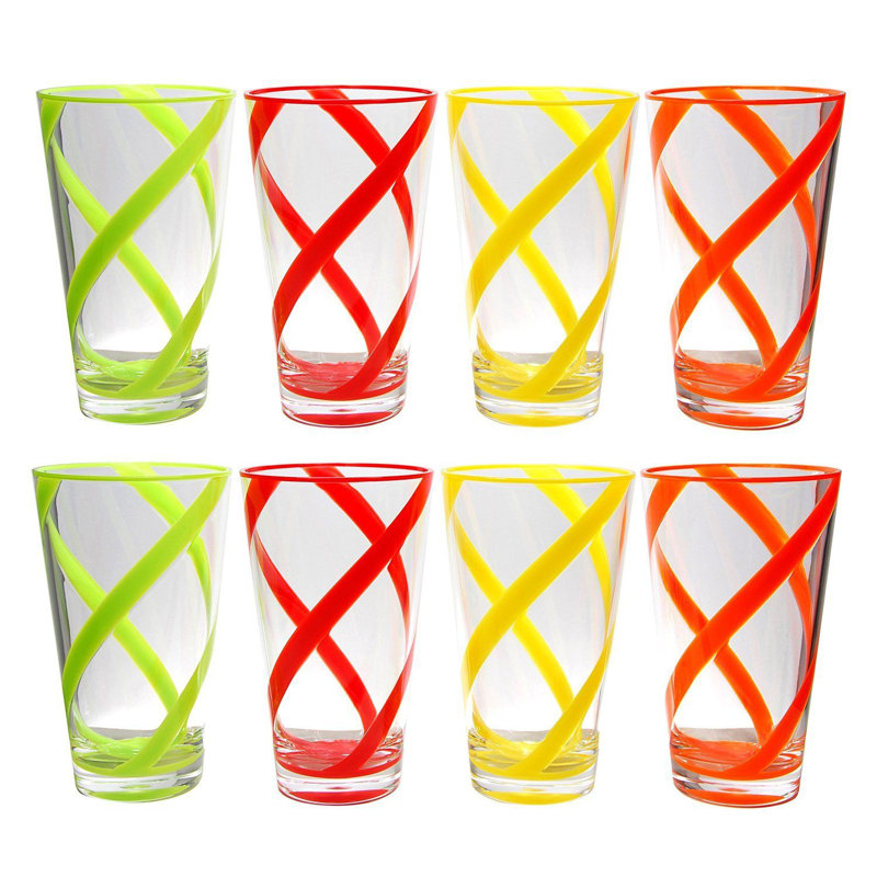 22oz. Acrylic Drinking Glass Set