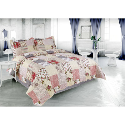Kanter Modern & Contemporary Polyester Patchwork Quilt Set