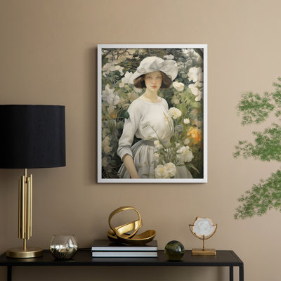 WOMEN Series DLxx - reproduction encadrée de qualité supérieure - prête à être accrochée - aucun clou requis
