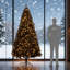 Arbre de Noël artificiel 7,5 pi avec base en métal