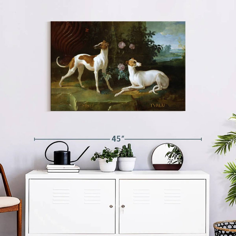 Misse And Turlu, 24" H x 36" W