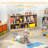 Latitude Run® Wooden 5 Cube Storage Cabinet Bookcase-1790648461