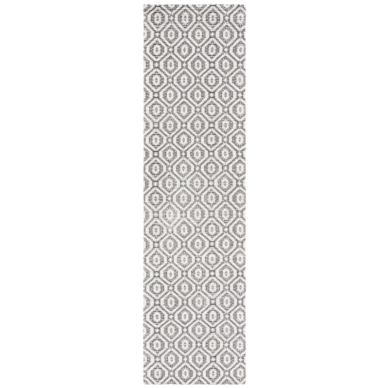 Tapis géométrique tissé à la main Marbella, Tapis de couloir 2 pi 3 po x 9 pi