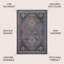 Dalyan Geometric Medallions Machine-Washable Brown/Blue/Grey Rug-208337735