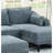 Contemporary 5Pcs Sectional, One Arm Chairs, Armless Chair, Ottomans, Versatile Furniture Piece 5 Fabric, Relaxing Vibe-1771156225