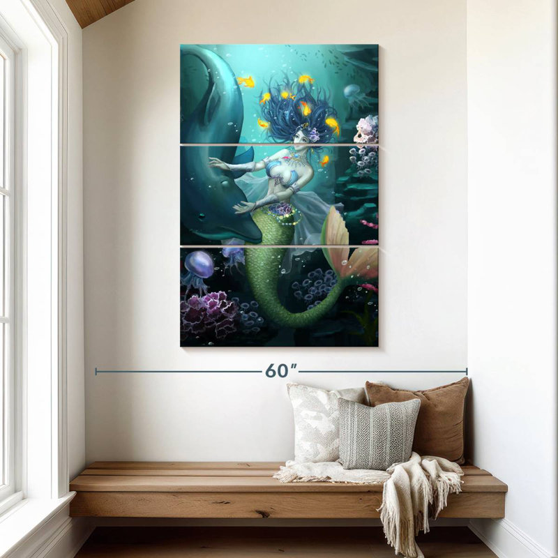 Kelan Mermaid Classic, 50" H x 32" W