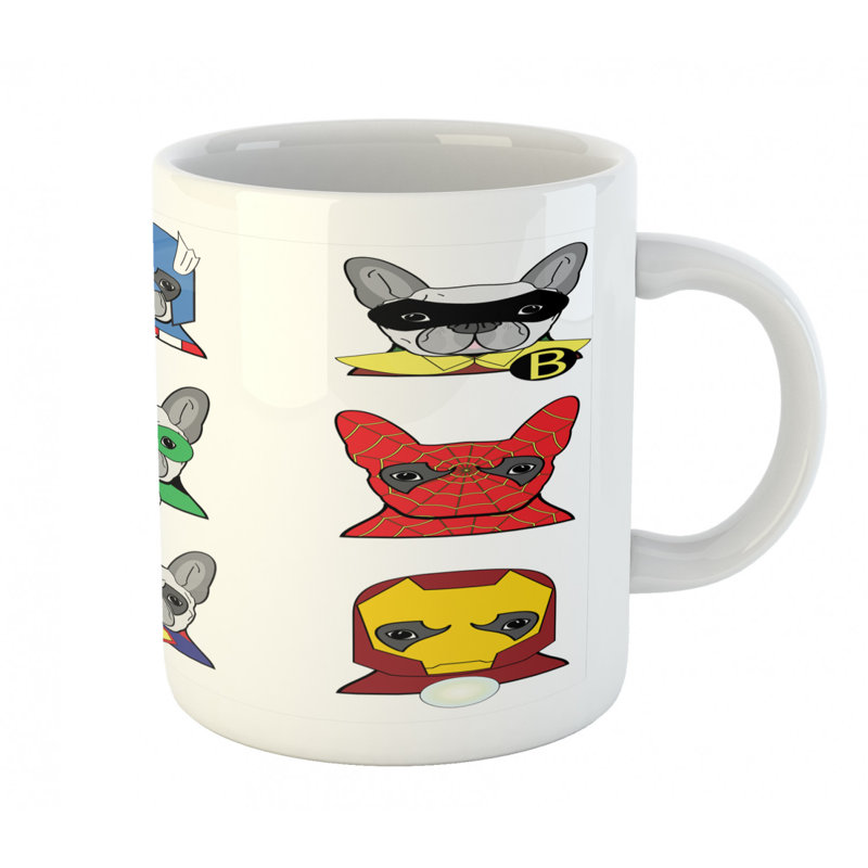 Grande tasse à café superhero