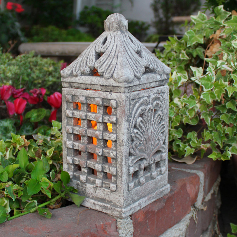 Rosalyn Scenic & Cityscapes Decorative Bird House Or Cage, 12" H x 5.25" W x 5.25" D