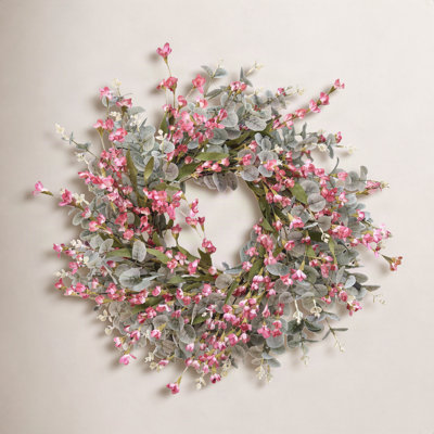 24" Handcrafted Eucalyptus No Holiday Wreath