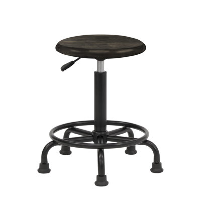 Craine Height Adjustable Height Stool by Inbox Zero