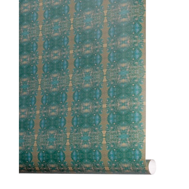 Centerpiece Luxury Wallpaper, Cellulose/Polyester, Juniper