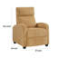 Fauteuil inclinable manuel en velours côtelé Pary Pary-125915923