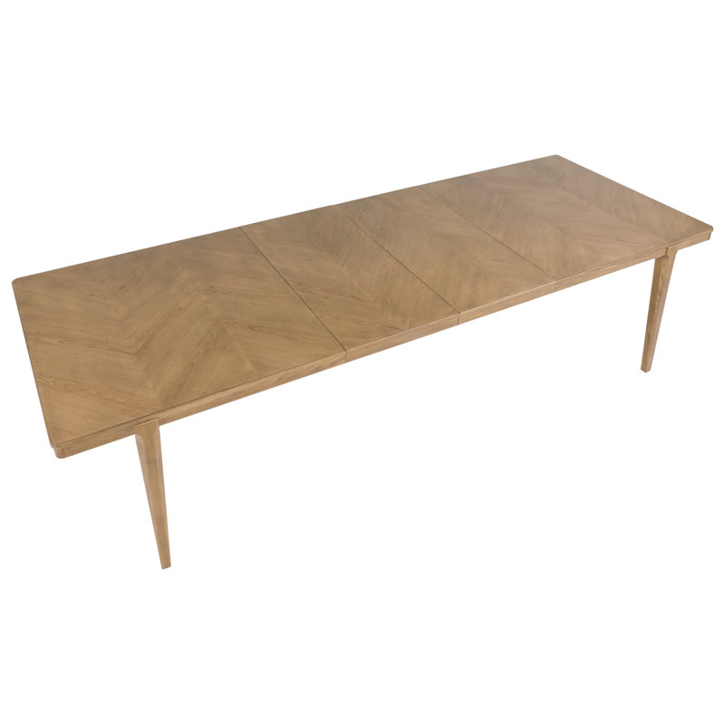 Maxwell Solid Oak Dining Table, Sunlit Oak